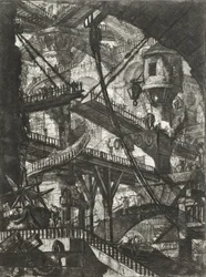 The Drawbridge, plate VII from the series Carceri d